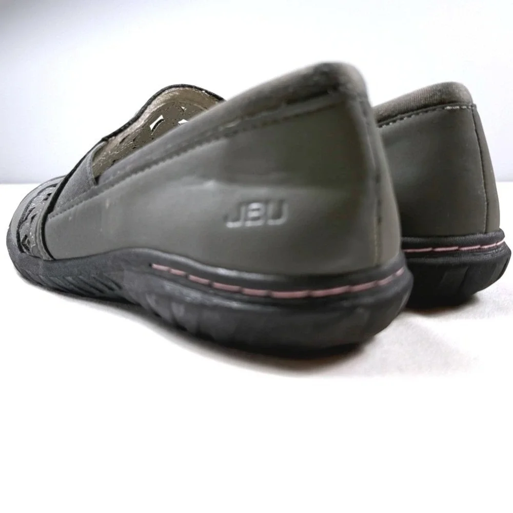 Women's JBU‎ Wildflower MEMORY FOAM BY Jambu Slip On Gray 7.5 M